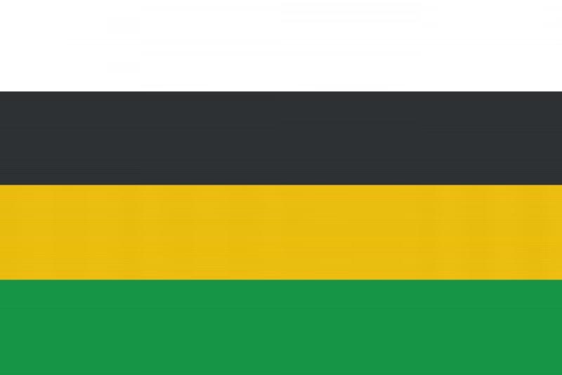 Flagge Grün Gelb Schwarz